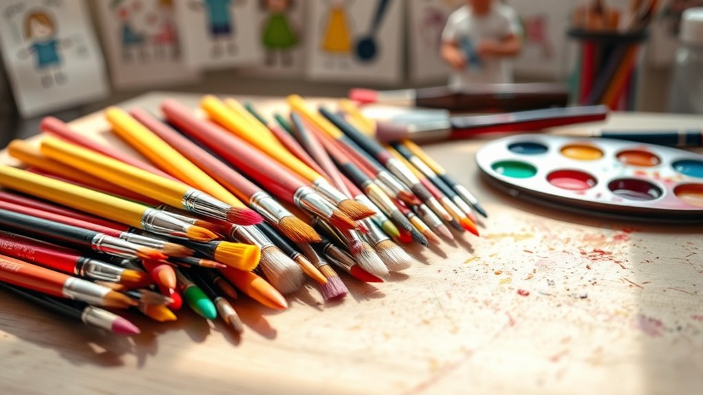 choosing children s art brushes