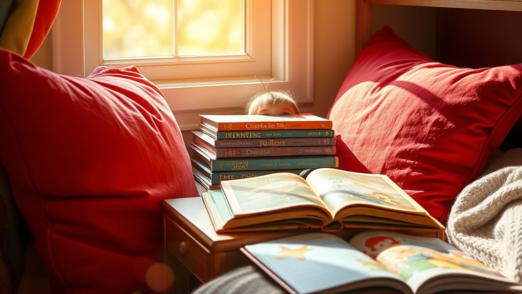 choosing kids reading books