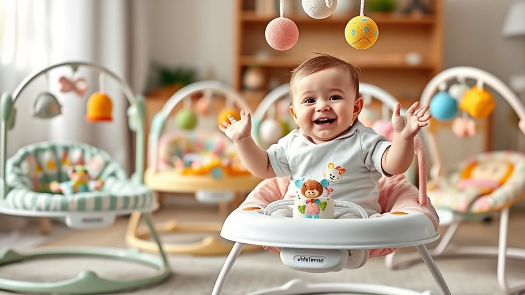 choosing musical baby bouncers