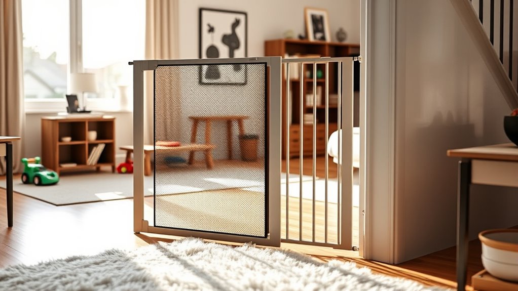 choosing retractable baby gates
