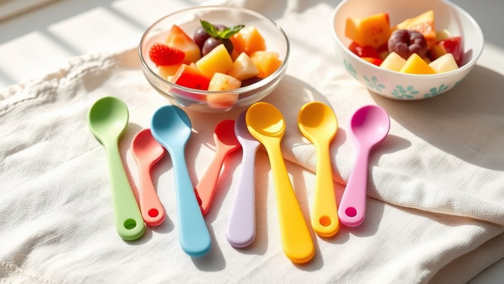 choosing silicone baby spoons