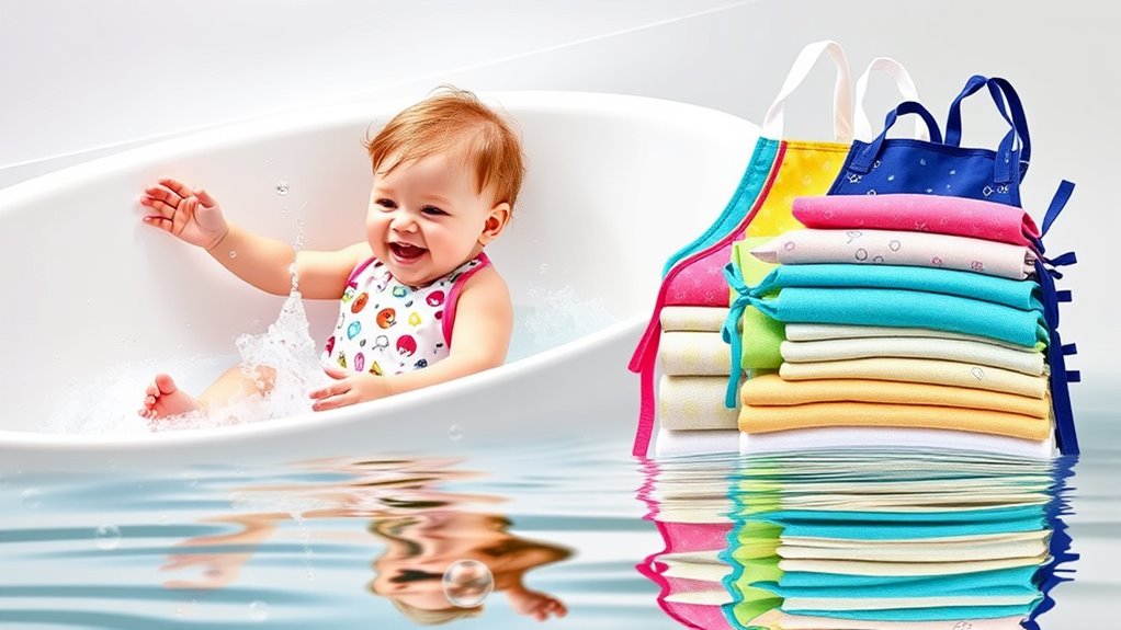 choosing toddler bath aprons