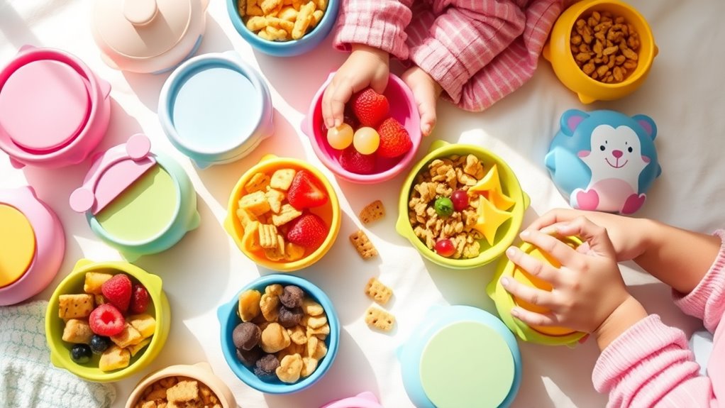 choosing toddler snack bowls
