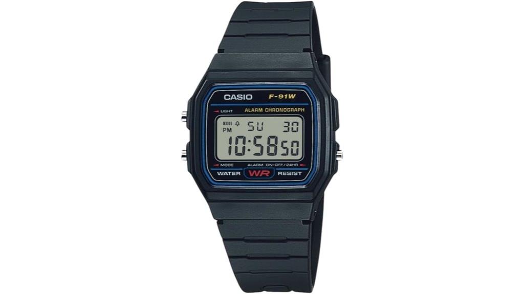 classic digital wristwatch design