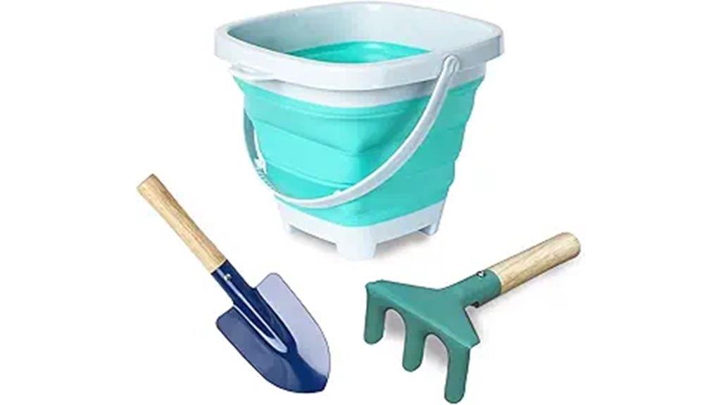 collapsible beach bucket set