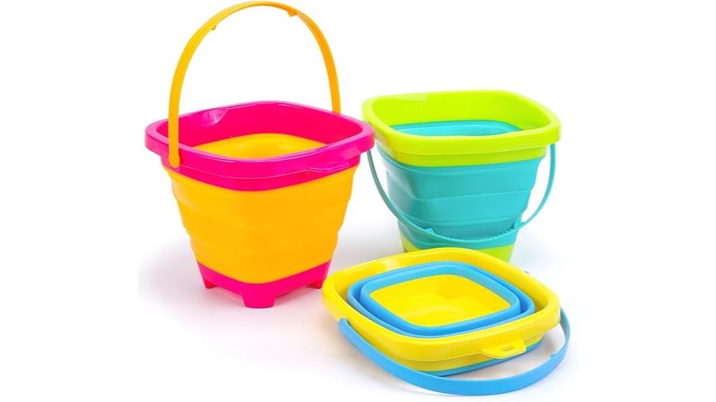collapsible silicone pail buckets