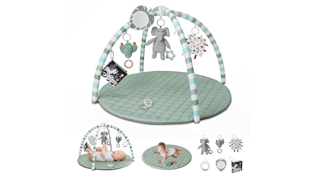 colorful baby play mat