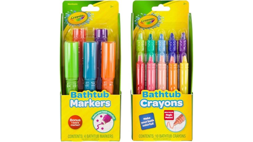 colorful bath time fun
