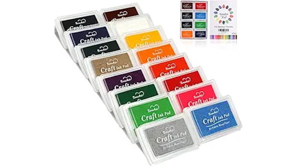 colorful craft ink pads