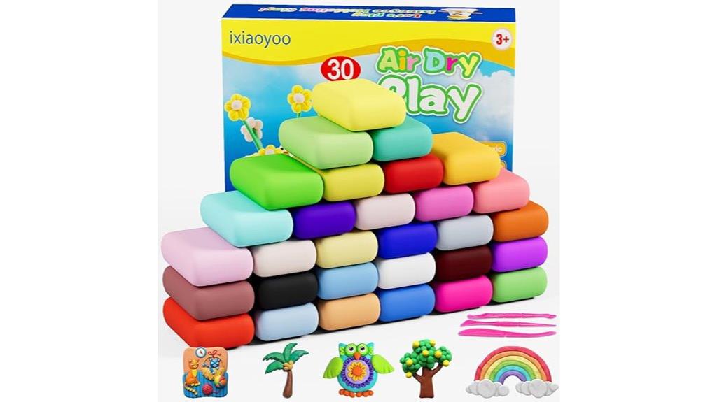 colorful diy molding clay