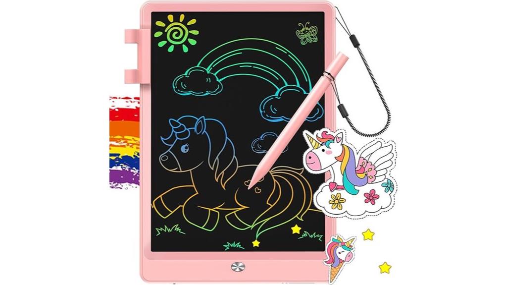colorful drawing tablet for kids