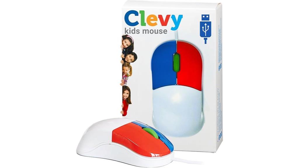 colorful ergonomic kids mouse