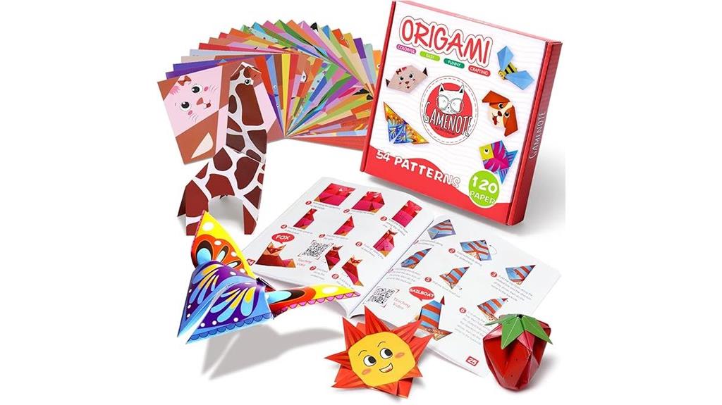 colorful kids origami kit