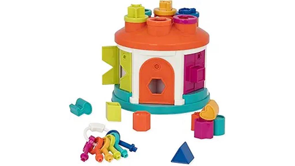 colorful shape sorting toy