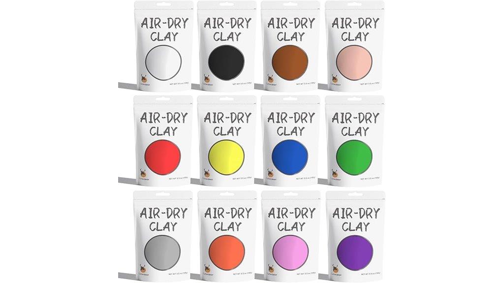 colorful soft modeling clay