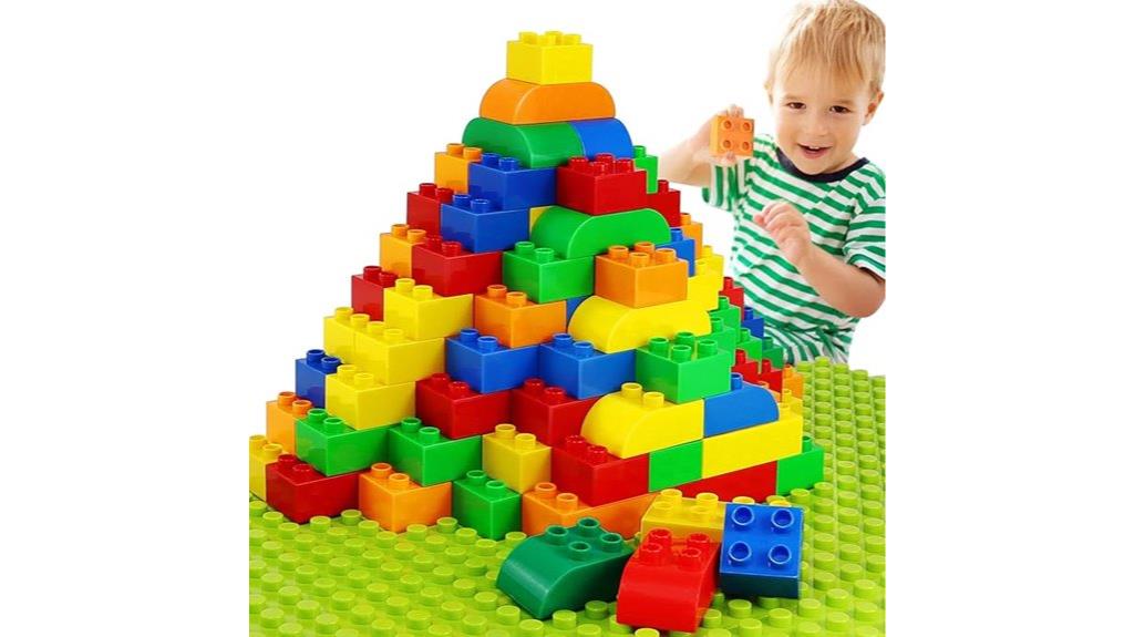 colorful toddler building blocks