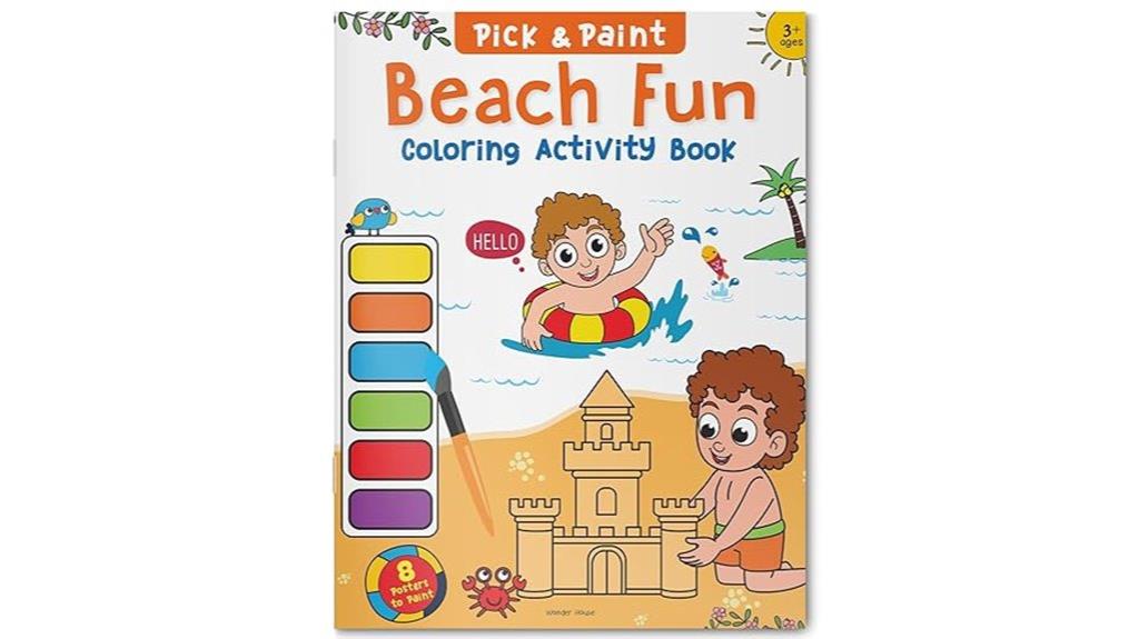 coloring beach themed activities