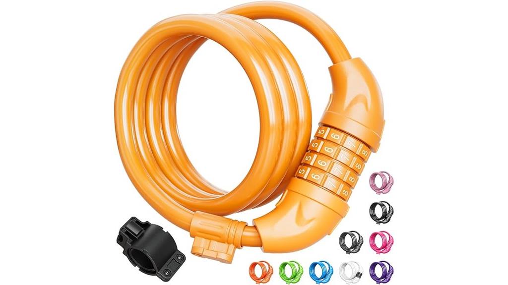 combination bike lock cable