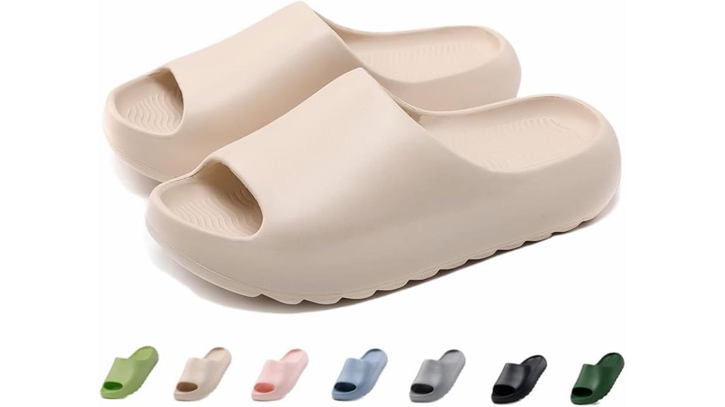 comfortable family slide slippers