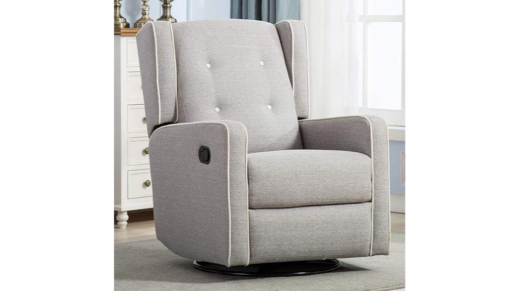 comfortable rotating reclining chair