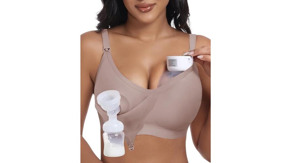 comfortable wireless nursing bra