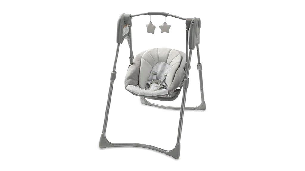 compact baby swing design