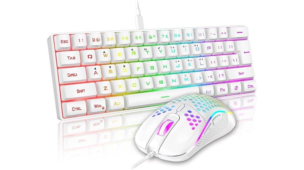 compact gaming keyboard combo