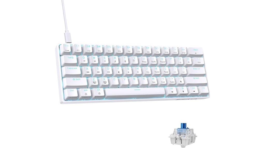 compact mechanical gaming keyboard