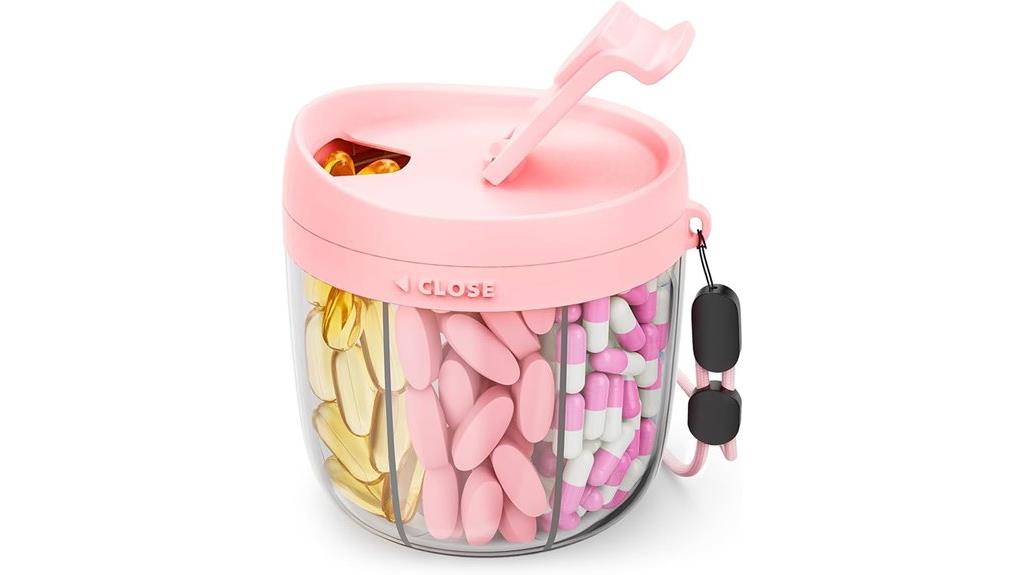 compact weekly pill organizer
