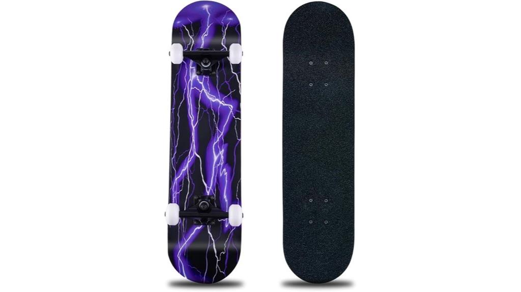 complete 31x8 skateboard