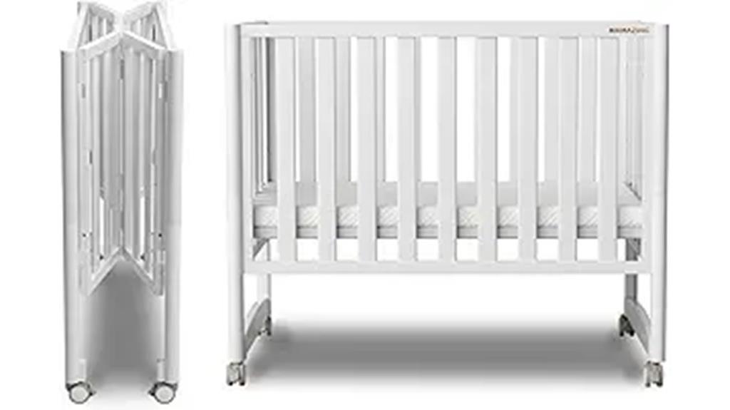 convertible mini crib bundle