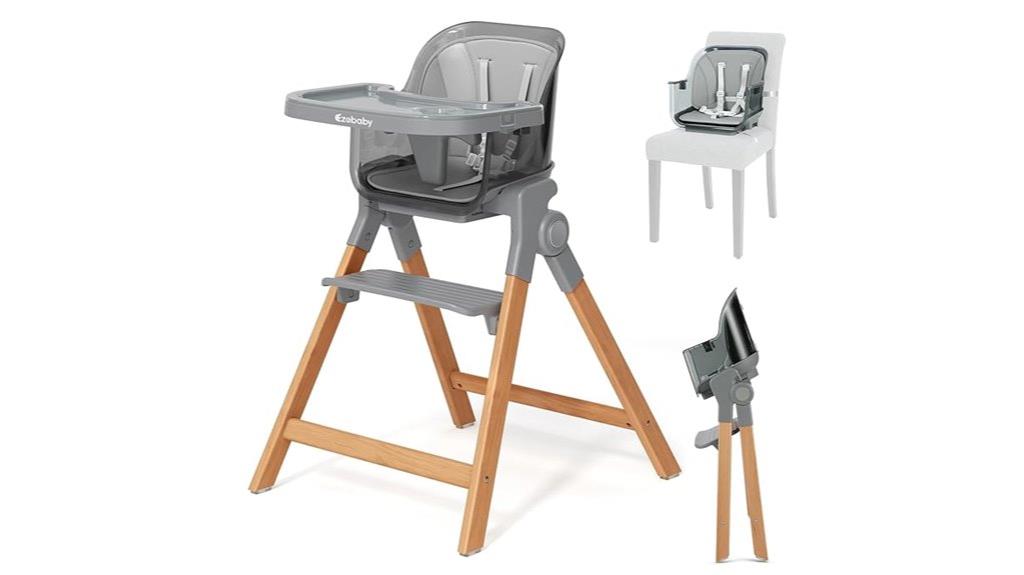 convertible wooden high chair