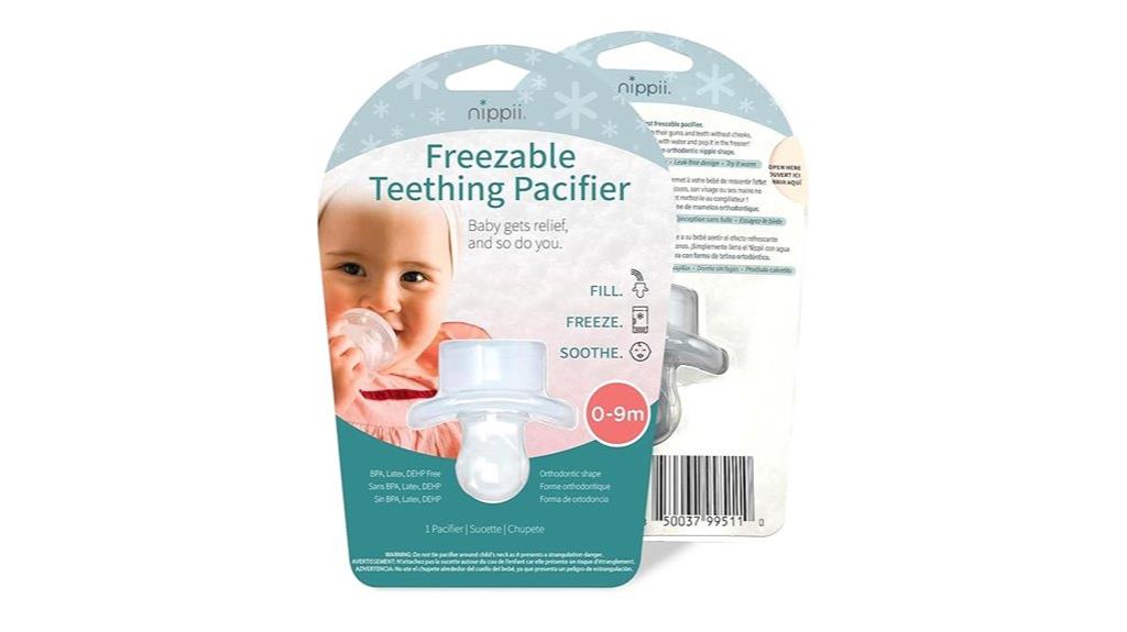 cooling teething pacifier for babies