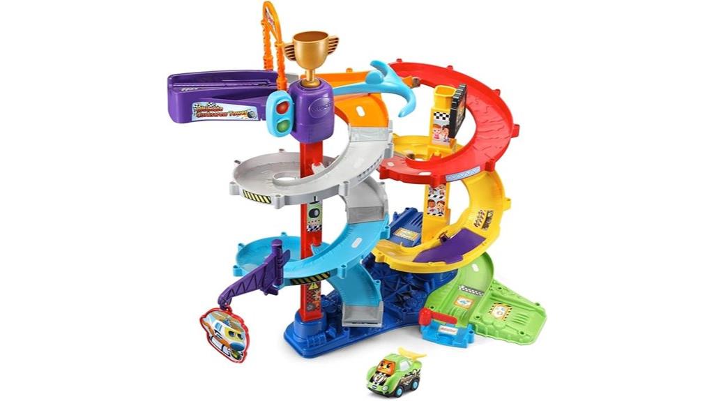 corkscrew tower toy set