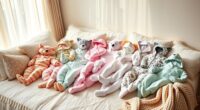 cozy footed onesies collection