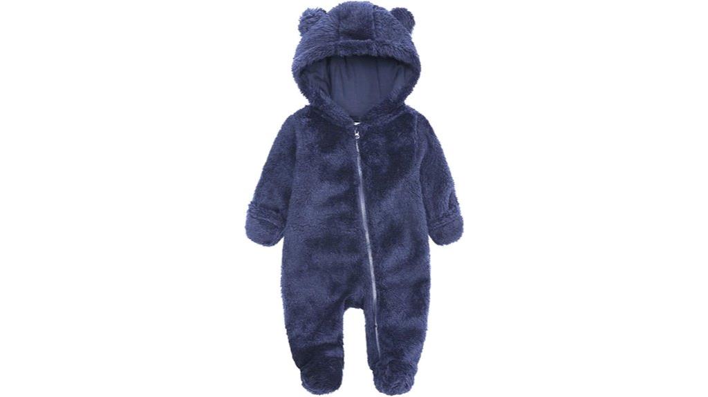 cozy infant fleece outfit