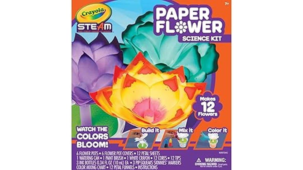 crayola flower making science kit
