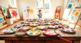 creative children s art palettes