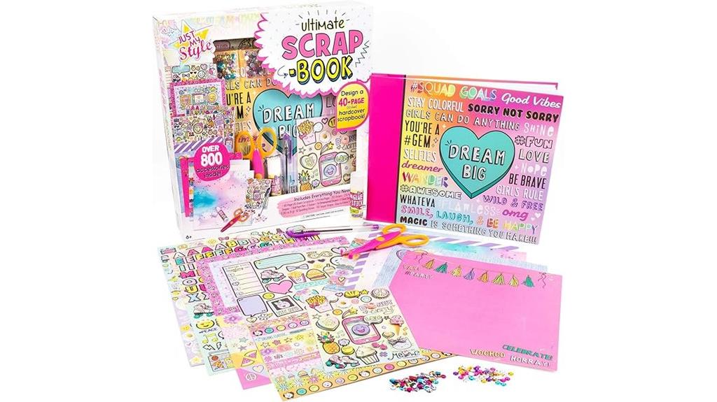 creative scrapbook for kids