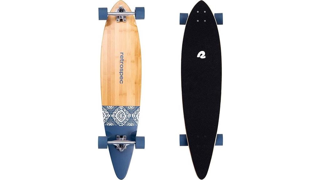 cruiser and pintail skateboard