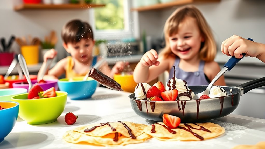 delicious crepe making experience
