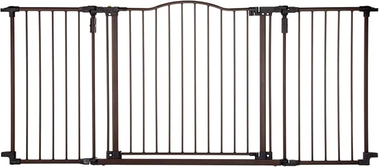 deluxe wide baby gate