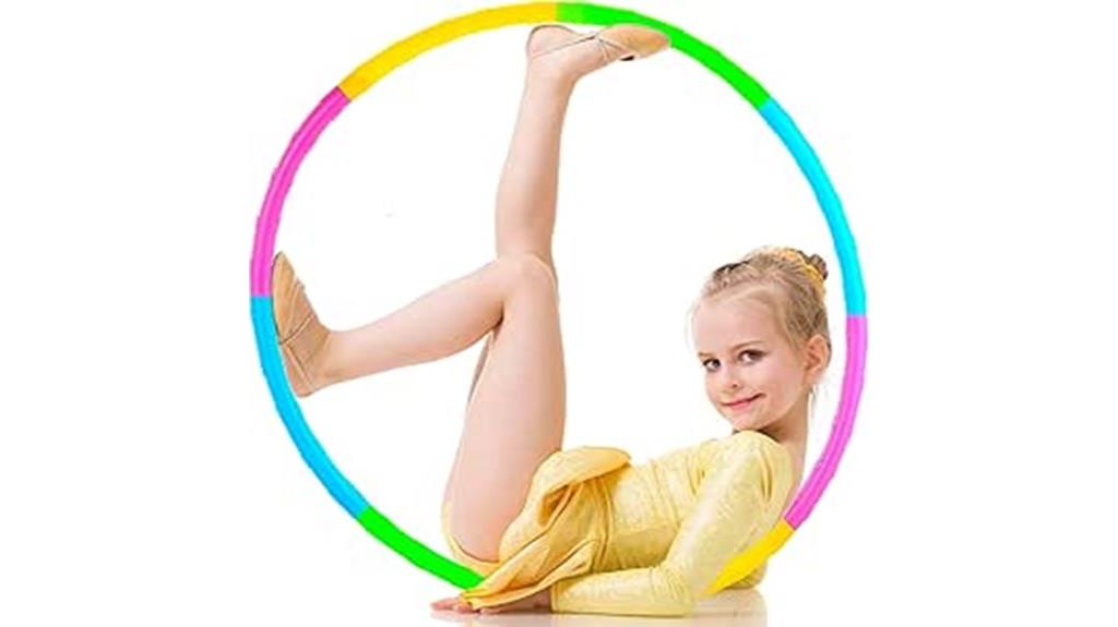 detachable weighted exercise hoops