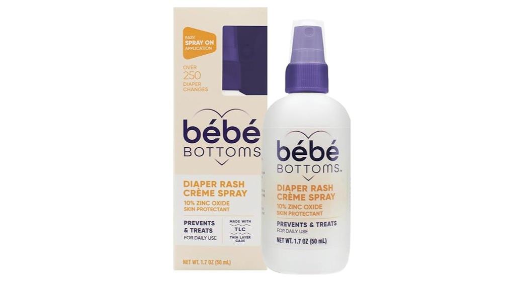 diaper rash cream spray