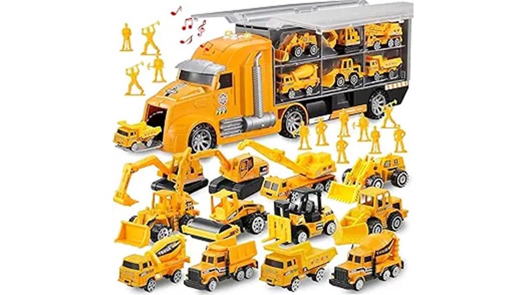 die cast construction vehicle set