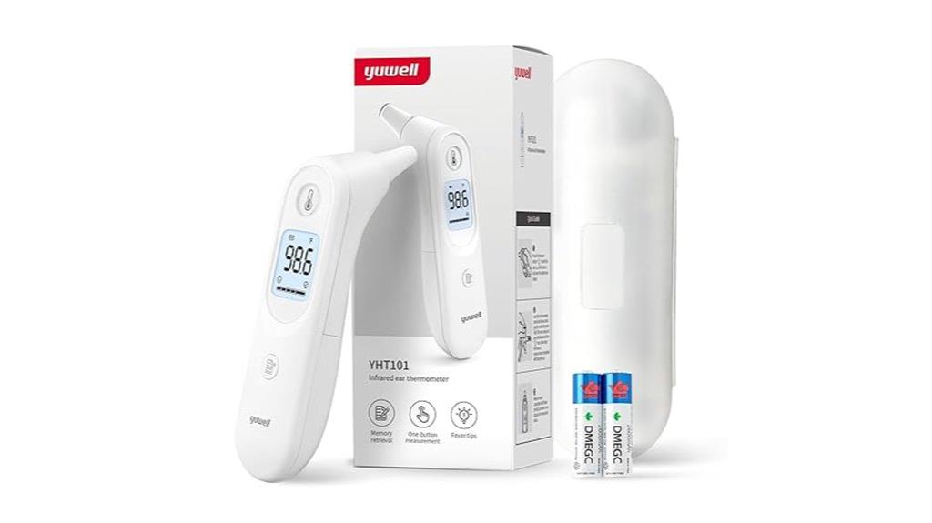 digital ear thermometer device