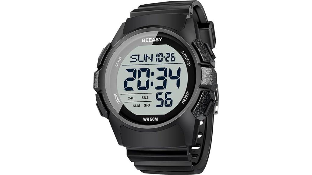 digital sports watch features