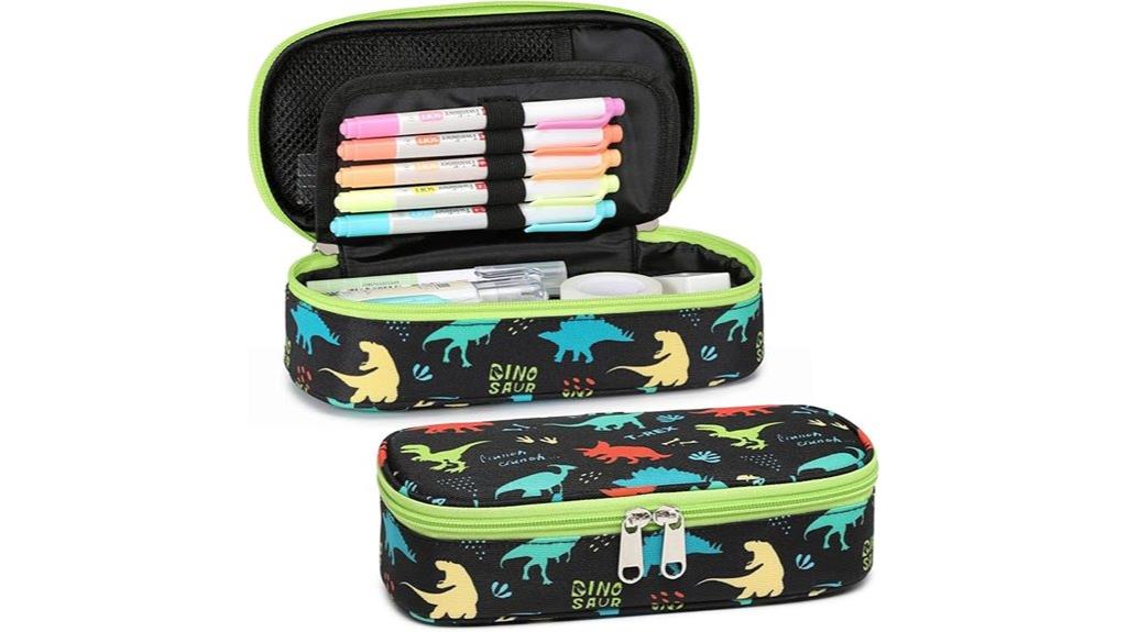 dinosaur themed pencil case
