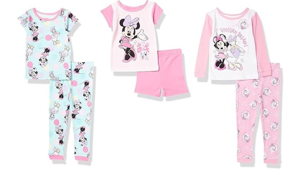disney kids cotton pajamas