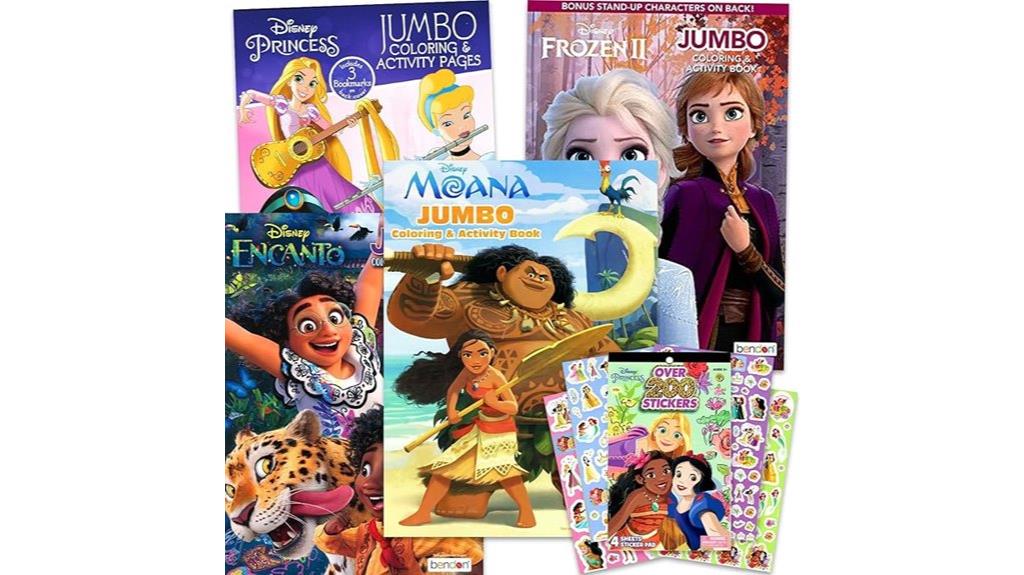 disney princess coloring activity
